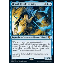 Magic löskort: Commander: Innistrad: Crimson Vow: Donal, Herald of Wings