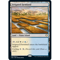 Magic löskort: Commander 2020: Irrigated Farmland