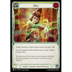 FaB Löskort: Part the Mistveil: Hiss (Yellow) (Rainbow Foil)