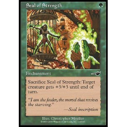 Magic löskort: Nemesis: Seal of Strength (Foil)