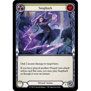 FaB Löskort: Crucible of War Unlimited: Snapback (Yellow)