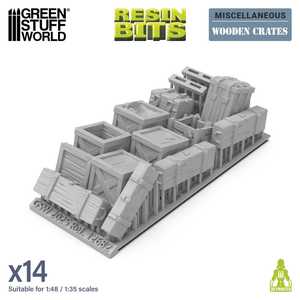 Wooden Crates (14) (1:48)
