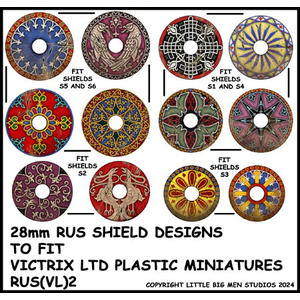 Little Big Men Studio: Rus Shield Transfers #2 for Victrix
