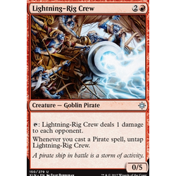 Magic löskort: Ixalan: Lightning-Rig Crew