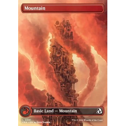 Magic löskort: Reality Fracture: Mountain (V.1) (alternative art)