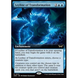 Magic löskort: Duskmourn: House of Horror: Leyline of Transformation (alternative art) (Foil)