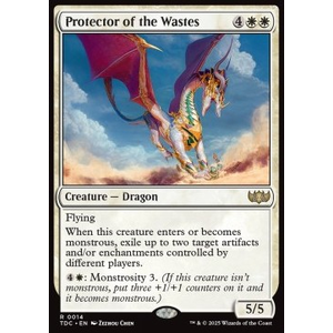 Magic löskort: Tarkir: Dragonstorm: Protector of the Wastes