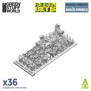 Green Stuff World: Goblin Symbols - 3D Printed