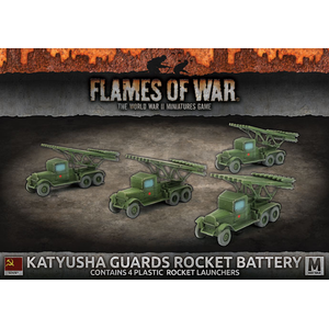 Soviet Katyusha Guards Rocket Battery (plastic)