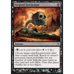 Magic löskort: New Phyrexia: Surgical Extraction (Buy-a-box Promo) (Foil)