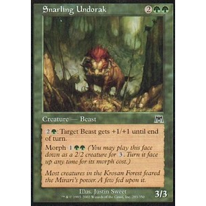 Magic löskort: Onslaught: Snarling Undorak