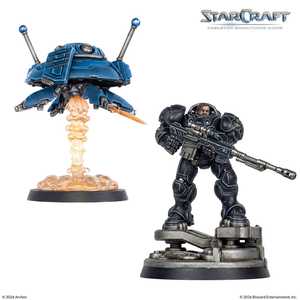 StarCraft®: Terran Hero - Jim Raynor & Point Defense Drone (plastic) (2)