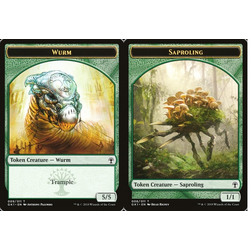 Magic löskort: Guild Kits: Saproling / Wurm Token