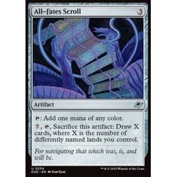 Magic löskort: Edge of Eternities: All-Fates Scroll
