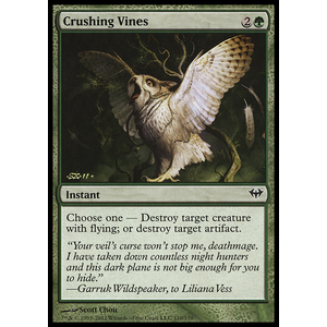 Magic löskort: Dark Ascension: Crushing Vines
