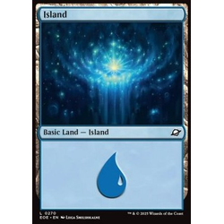 Magic löskort: Edge of Eternities: Island (V.3) (Foil)