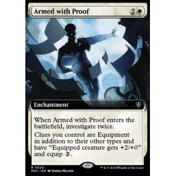 Magic löskort: Commander: Murders at Karlov Manor: Armed with Proof (alternative art)