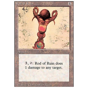 Magic löskort: Revised: Rod of Ruin
