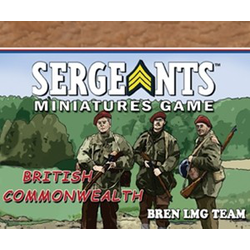 Sergeants Miniature Game: Commonwealth Parachute Bren Team