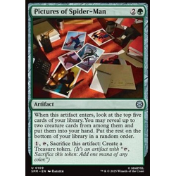 Magic löskort: Magic: the Gathering: Marvel's Spider-Man: Pictures of Spider-Man (Foil)