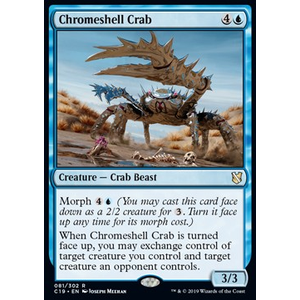 Magic löskort: Commander 2019: Chromeshell Crab