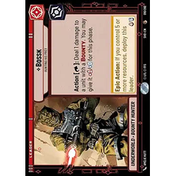 Star Wars: Unlimited Löskort: Shadows of the Galaxy: Bossk, Hunting His Prey