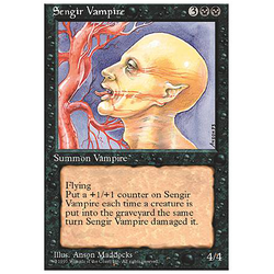 Magic löskort: 4th Edition: Sengir Vampire