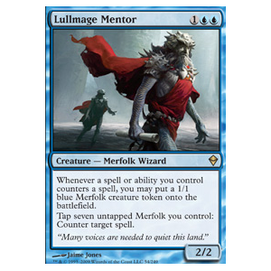 Magic löskort: Zendikar: Lullmage Mentor (Foil)