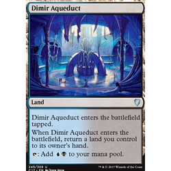 Magic löskort: Commander 2017: Dimir Aqueduct