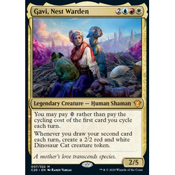 Magic löskort: Commander 2020: Gavi, Nest Warden (Foil)