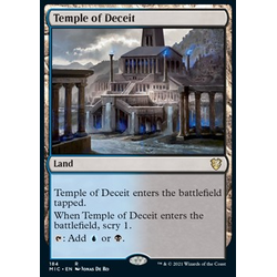Magic löskort: Commander: Innistrad: Midnight Hunt: Temple of Deceit