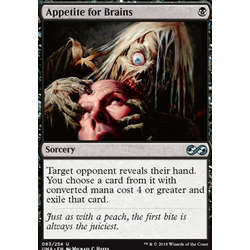 Magic löskort: Ultimate Masters: Appetite for Brains