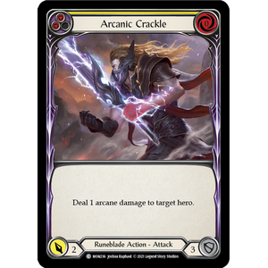 FaB Löskort: Monarch 1st Edition: Arcanic Crackle (Yellow) (Rainbow Foil)