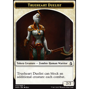 Magic löskort: Amonkhet: Trueheart Duelist Token