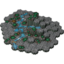 Lorescape Modular Hex-terrain Biome Set: Mountains