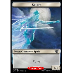 Magic löskort: The Lord of the Rings: Tales of Middle-earth: Spirit Token // Food Token (Surge Foil)