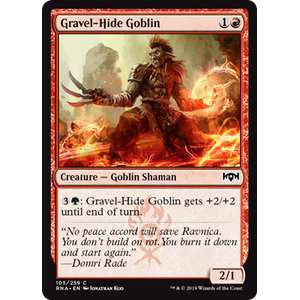Magic löskort: Ravnica Allegiance: Gravel-Hide Goblin
