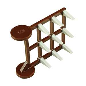 LITKO Fantasy RPG Spiked Wall Trap Marker, Brown & Grey