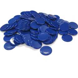 Counting Chips: Blue 15mm (100)