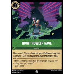 Lorcana Löskort: Shimmering Skies: Night Howler Rage