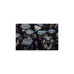 Scarab™ Jade/gold (36-dice set)