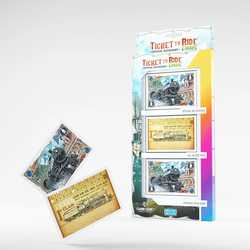 Card Sleeves Medium Art "Ticket to Ride Europe" (114+50+4) (GameGenic)