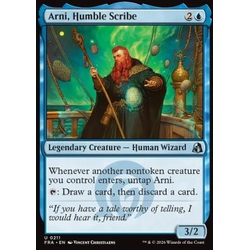 Magic löskort: Reality Fracture: Arni, Humble Scribe