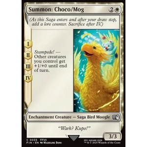 Magic löskort: Magic: The Gathering - FINAL FANTASY: Summon: Choco/Mog
