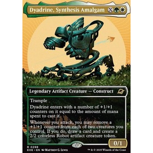 Magic löskort: Edge of Eternities: Dyadrine, Synthesis Amalgam (alternative art) (Foil)