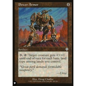 Magic löskort: The List: Power Armor