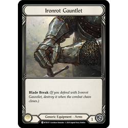 FaB Löskort: Welcome to Rathe Unlimited: Ironrot Gauntlet (Rainbow Foil)