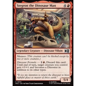 Magic löskort: Commander: Marvel Super Heroes: Stegron the Dinosaur Man
