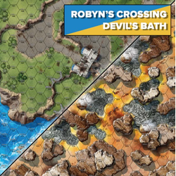 Battletech: Neoprene Battle Mat Tukayyid Robis Crossing/Devil Bath