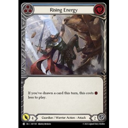 FaB Löskort: Heavy Hitters: Rising Energy (Blue) (Rainbow Foil)